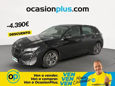 Usado Peugeot 308 Active 130 CV (95 kW) 2024 Negro Berlina
