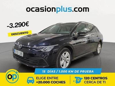 Negro Usado 2021 VW Golf VIII Life Familiar | 20.350 € (Precio justo)