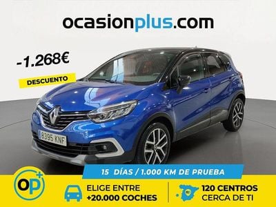 Usado Renault Captur Version S 120 CV (88 kW) 2018 Azul SUV