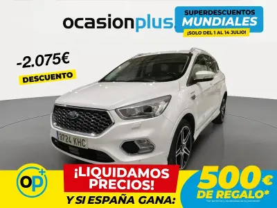 Usado Ford Kuga Vignale 150 CV (110 kW) 2018 Blanco SUV