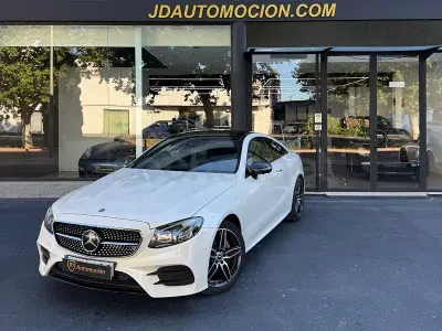 Usado Mercedes E220 194 CV (142 kW) 2018 Blanco Coupe