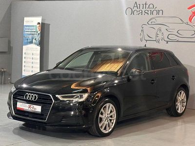 Usado Audi A3 150 CV (110 kW) 2019 Negro Berlina