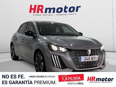 Usado Peugeot 208 Allure 101 CV (74 kW) 2024 Gris Utilitario