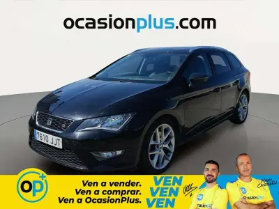 Usado Seat Leon ST FR 184 CV (135 kW) 2015 Negro Familiar