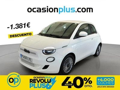 Usado Fiat 500e Icon 86 kW (118 CV) 2022 Blanco Utilitario