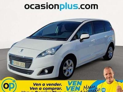 Usado Peugeot 5008 Active 114 CV (83 kW) 2015 Blanco Monovolumen