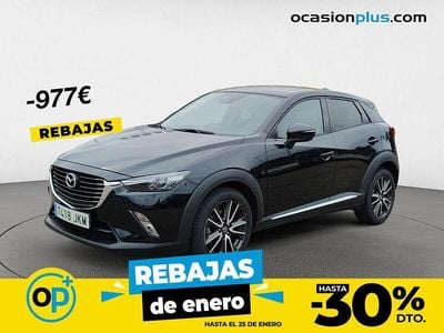 Negro Usado 2015 Mazda CX-3 Luxury SUV | 13.200 € (Precio justo)