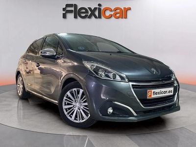 Usado Peugeot 208 Style 75 CV (55 kW) 2016 Gris Utilitario