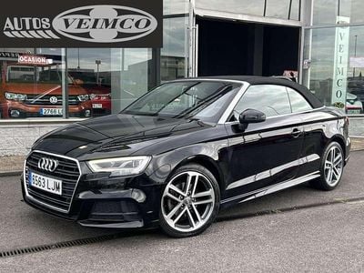 Usado Audi A3 Cabriolet S-Line 150 CV (110 kW) 2020 Negro Descapotable