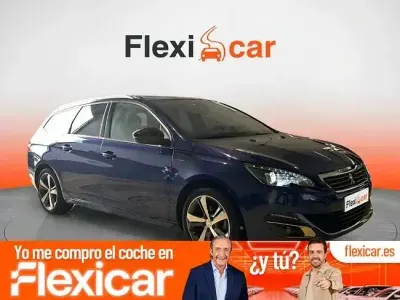 Usado Peugeot 308 SW Access 130 CV (95 kW) 2015 Azul Familiar