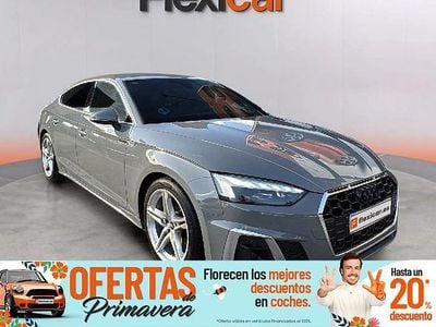 Usado Audi A5 Sportback 163 CV (119 kW) 2021 Gris Utilitario