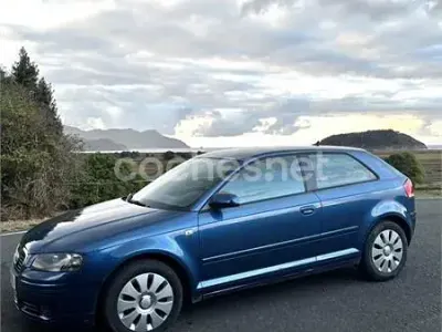Usado Audi A3 105 CV (77 kW) 2007 Azul Utilitario