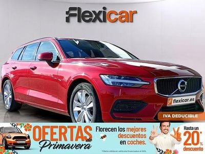 Usado Volvo V60 Momentum 163 CV (119 kW) 2021 Rojo Familiar