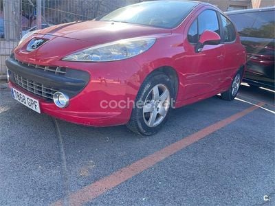 Usado Peugeot 207 Sport 95 CV (69 kW) 2009 Rojo Berlina