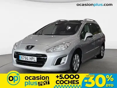 Usado Peugeot 308 Active 112 CV (82 kW) 2013 Gris Familiar