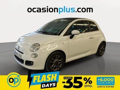 Usado Fiat 500 S 69 CV (50 kW) 2015 Blanco Descapotable