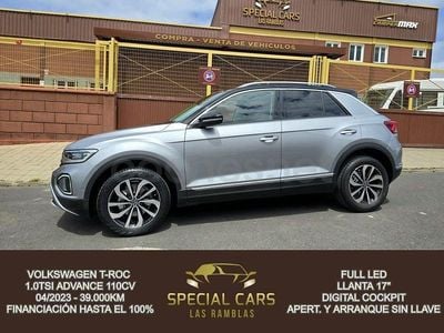 Usado VW T-Roc 110 CV (80 kW) 2023 Gris / plata SUV