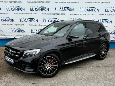 Usado Mercedes GLC250 AMG line 204 CV (150 kW) 2016 Negro SUV