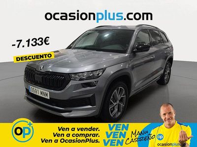 Usado Skoda Kodiaq SportLine 150 CV (110 kW) 2024 Gris SUV
