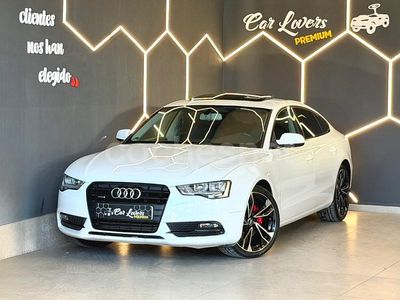Usado Audi A5 Sportback S-Line 177 CV (130 kW) 2014 Blanco Utilitario