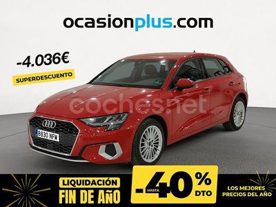 Rojo Usado 2023 Audi A3 Advanced Plus Berlina | 23.390 € (Buen precio)