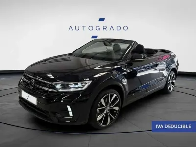 Usado VW T-Roc Cabriolet R-line 150 CV (110 kW) 2022 Negro Descapotable