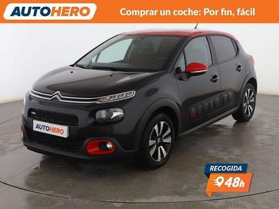 Negro Usado 2017 Citroën C3 Feel | 8599 € (Precio justo)