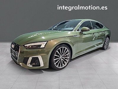 Usado Audi A5 Sportback S-Line 190 CV (139 kW) 2020 Verde Utilitario
