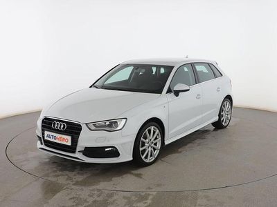 Usado Audi A3 Sportback S-Line 125 CV (91 kW) 2015 Blanco Utilitario
