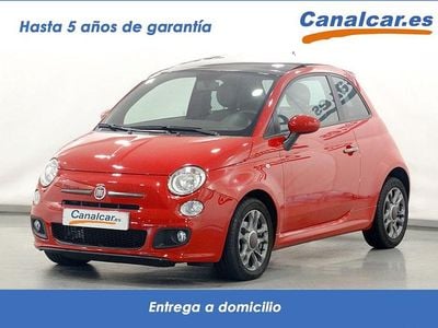 Usado Fiat 500 Lounge 95 CV (69 kW) 2013 Rojo Utilitario