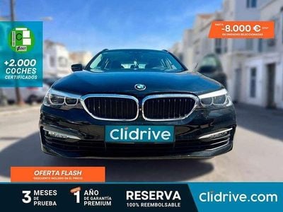 Usado BMW 518 150 CV (110 kW) 2019 Negro Familiar