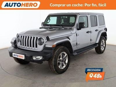 Usado Jeep Wrangler Sahara 200 CV (147 kW) 2019 Gris SUV