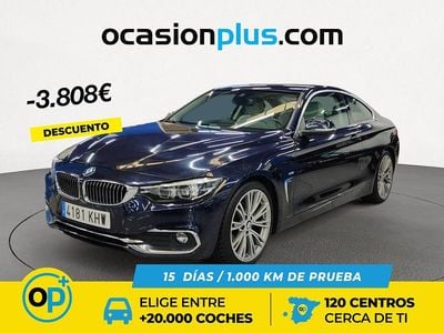 Usado BMW 420 190 CV (139 kW) 2018 Azul Coupe