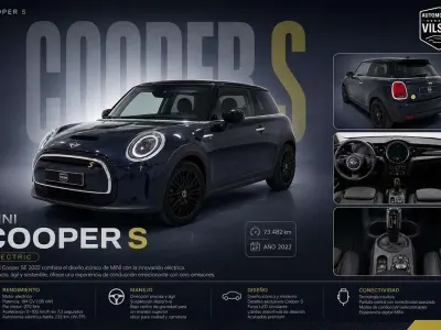 Usado Mini Cooper SE 135 kW (184 CV) 2022 Azul Utilitario