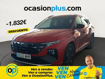 Usado Hyundai Tucson N Line 150 CV (110 kW) 2023 Rojo SUV
