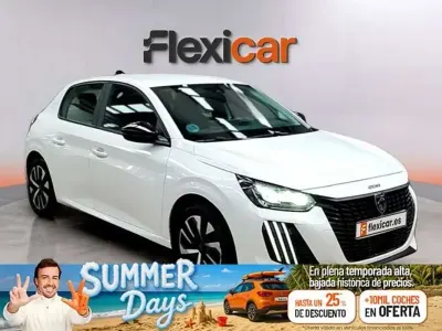 Usado Peugeot 208 Style 101 CV (74 kW) 2024 Blanco Utilitario