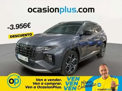 Usado Hyundai Tucson N Line 150 CV (110 kW) 2021 Gris / plata SUV