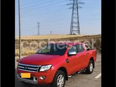 Usado Ford Ranger XLT 150 CV (110 kW) 2014 Rojo Pickup/Camioneta