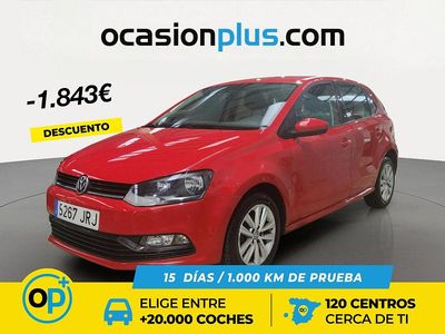 Usado VW Polo 75 CV (55 kW) 2016 Rojo