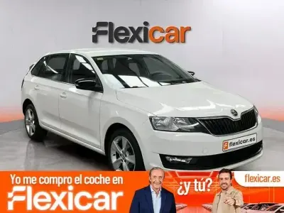 Usado Skoda Rapid 95 CV (69 kW) 2018 Blanco Utilitario