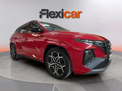 Usado Hyundai Tucson N Line 150 CV (110 kW) 2022 Rojo SUV