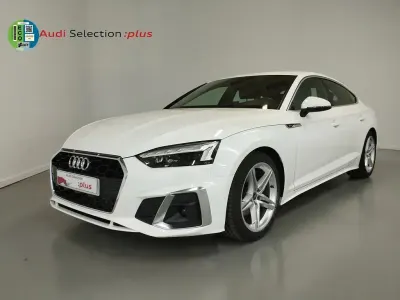 Usado Audi A5 S-Line 150 CV (110 kW) 2022 Blanco Coupe