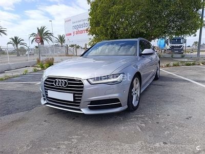 Usado Audi A6 S-Line 272 CV (200 kW) 2015 Gris / plata Familiar