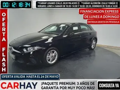 Usado Mercedes A200 Business 165 CV (121 kW) 2018 Negro Berlina