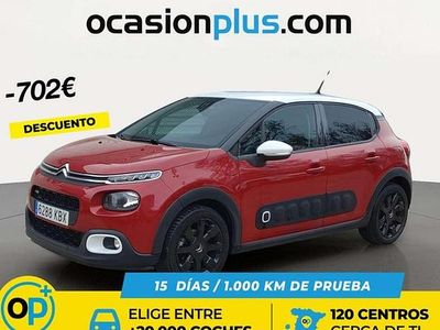 Rojo Usado 2017 Citroën C3 PureTech Utilitario | 8788 € (Precio justo)