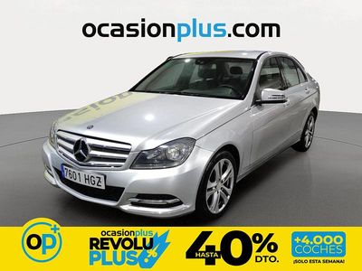 Usado Mercedes C200 136 CV (100 kW) 2011 Gris plata Berlina