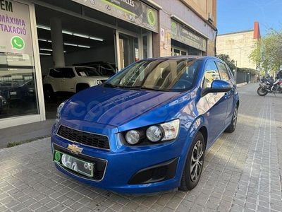 Usado Chevrolet Aveo LT 100 CV (73 kW) 2013 Azul Berlina