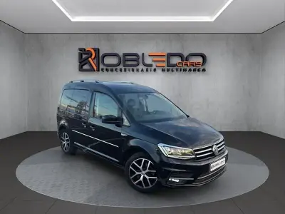 Usado VW Caddy 150 CV (110 kW) 2018 Negro Monovolumen