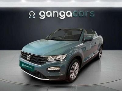 Usado VW T-Roc Cabriolet Style 116 CV (85 kW) 2020 Azul Descapotable