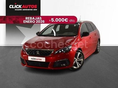 Usado Peugeot 308 SW GT 130 CV (95 kW) 2021 Rojo Familiar